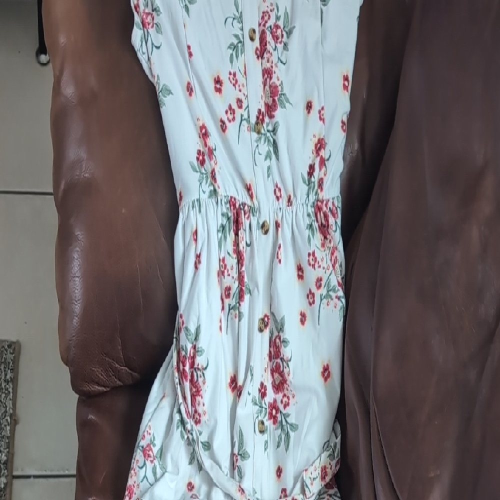 Floral Button-Up Dress